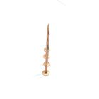 0.120" Big Flat Head Roofing Copper Clout Nails Jagged Shank 3.0 X 40MM