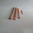 Durable Rose Head Square Copper Nails , 76.2MM X 4.0 Smooth Shank Nails
