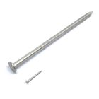 4.0 X 100MM Ring Shank Nails For Wood , Stainless Steel Flat Head Nails