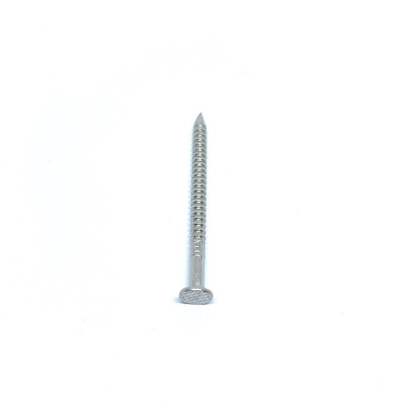 40 X 2.8MM Annular Ring Shank Nails , SUS316 Spiral Finishing Nails