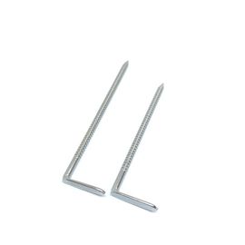 2.0 X 50mm Kepala Annular Groove Spiral Shank Nails 316 L Permukaan Dipoles