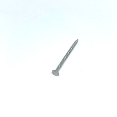 3.35X50MM Kotak-kotak Cincin Kepala Datar Shank Kuku Stainless Steel