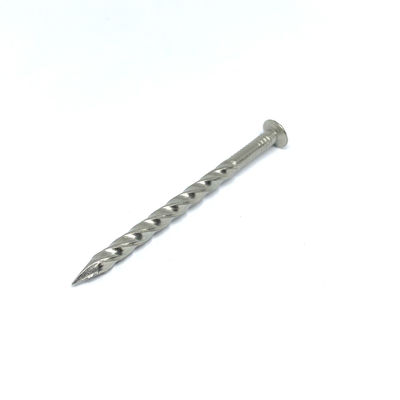 2.8X65MM Twisted Shank Oval Head Kuku Stainless Steel Untuk Decking