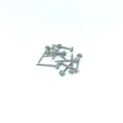 SS316 25MM Shark Point Annular Ring Nails Untuk Pelat UPVC